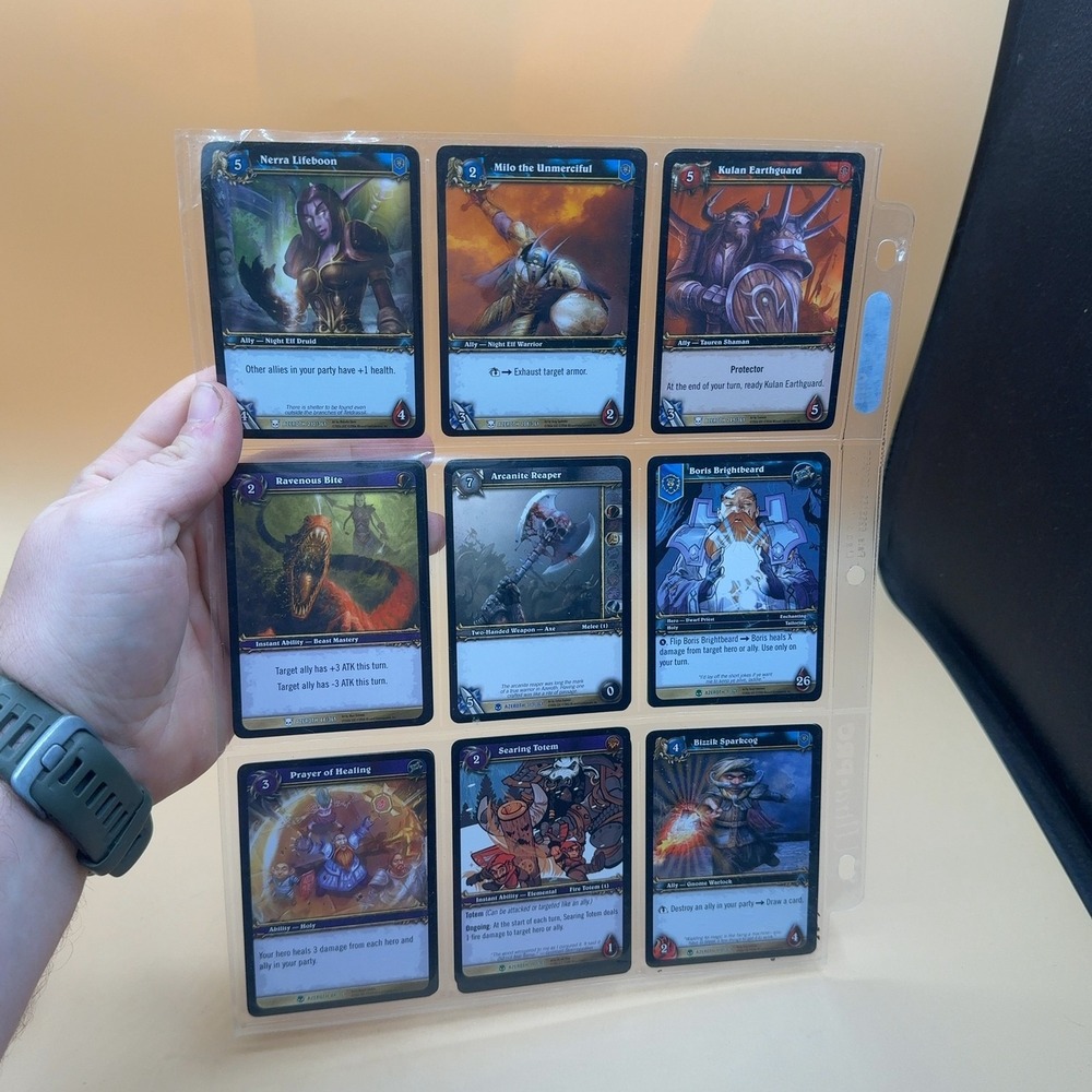 World of Warcraft WoW TCG Trading Card Game Mixed Lot 18 Cards Azeroth Set